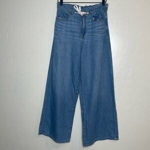 GAP Flare Wide-Leg Denim Jeans - Blue